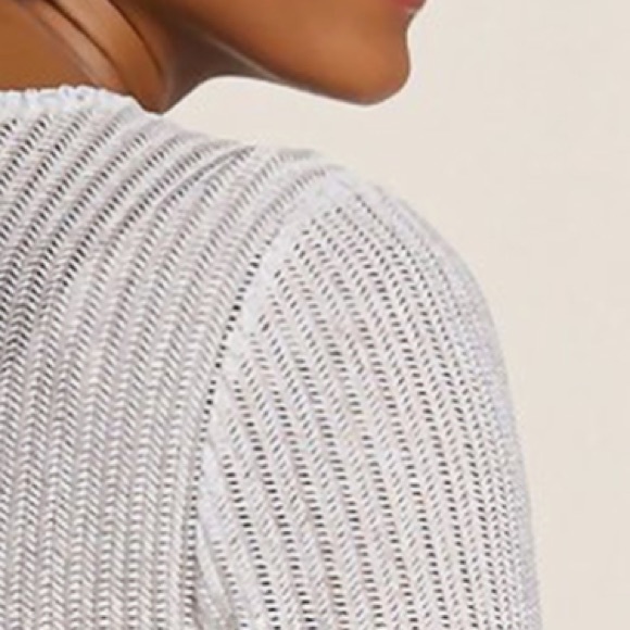 Chico’s Traveler White Knit Tilly Cardigan Jacket - Picture 4 of 7